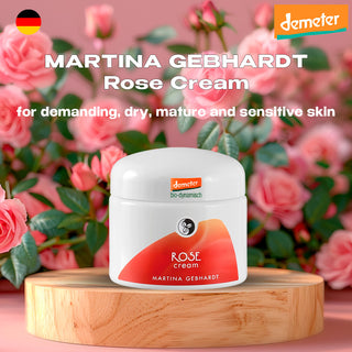 MARTINA GEBHARDT Rose Cream – Natural Rose Face Cream