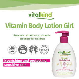 Vitalkind Girl Vitamin Body Lotion | Soft & Nourishing — 200ml