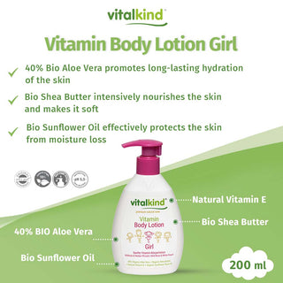 Vitalkind Girl Vitamin Body Lotion | Soft & Nourishing — 200ml