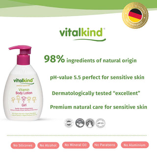 Vitalkind Girl Vitamin Body Lotion | Soft & Nourishing — 200ml