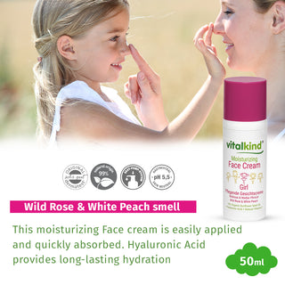 Vitalkind Girl Moisturizing Face Cream | Hydrating & Protective — 50ml