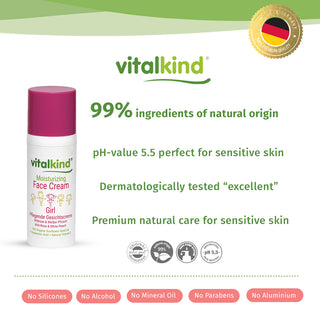 Vitalkind Girl Moisturizing Face Cream | Hydrating & Protective — 50ml