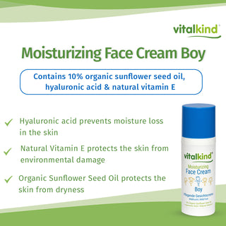 Vitalkind Boy Moisturizing Face Cream | Hydrating & Protective — 50ml