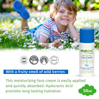 Vitalkind Boy Moisturizing Face Cream | Hydrating & Protective — 50ml