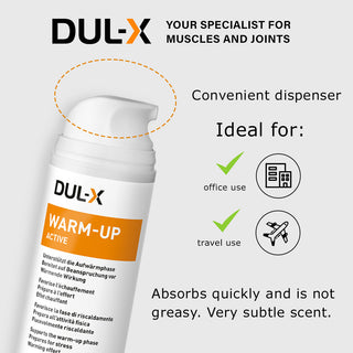 DUL-X Warm-Up Active Gel | Pre-Workout Muscle Preparation — 150ml
