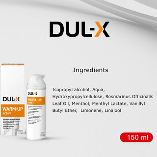 DUL-X Warm-Up Active Gel | Pre-Workout Muscle Preparation — 150ml