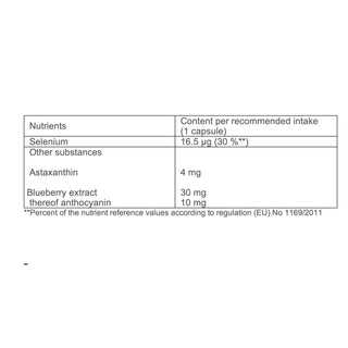 Sanatur Astaxanthin Plus Vegan Capsules – 60 ct / 30 g