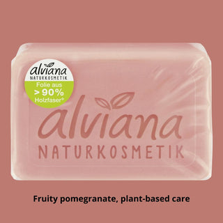ALVIANA Plant Oil Soap Pomegranate, 100 g