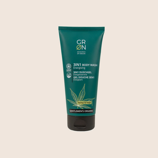 GRN For Men Body Wash 3in1 Energising Hemp & Hops,  COSMOS ORGANIC, 200 ml