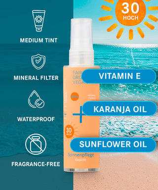 I+M Sun Protect Tinted Facial Sunscreen SPF 30 – Medium Tone