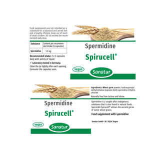 Sanatur Spermidin Spirucell Value Bundle – 2 × 200 Capsules