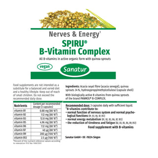 SPIRU®  B-Vitamin Complex 200 capsules, Set x2
