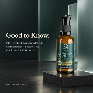 GRN Q10 face cream FAQ: Ubiquinone, fragrance and full INCI information