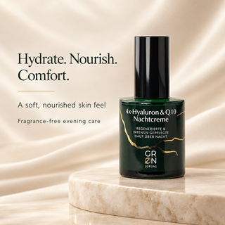 GRN 4x Hyaluronic Acid & Q10 Night Cream, COSMOS Organic, 50 ml