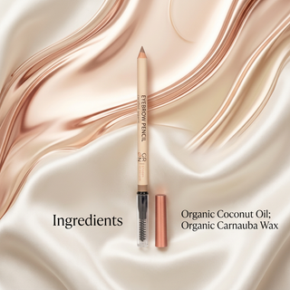 GRN Corn eyebrow pencil — Ingredients: organic coconut oil and organic carnauba wax.