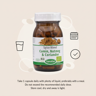Sanatur organic blend usage and storage guidance