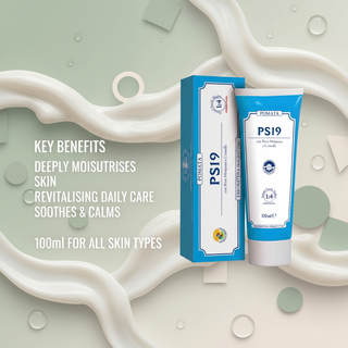 PS19 Herbal Cream 100ml key benefits: deeply moisturises skin, revitalising daily care, soothes and calms, for all skin types