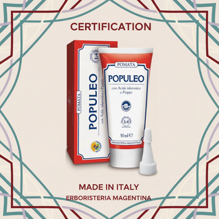 Populeo Intimate Moisturiser certification Made in Italy