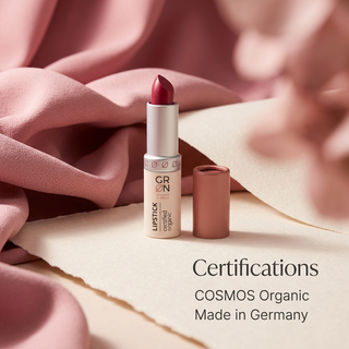 GRN Dragon Fruit lipstick COSMOS Organic and Made in Germany