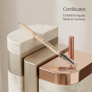 GRN Corn eyebrow pencil — COSMOS Organic and Made in Germany.