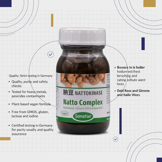 SANATUR Natto Complex German quality and testing information