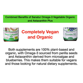 VitalSynergy Set: Omega-3 herbal  plus Astaxanthin Sanatur